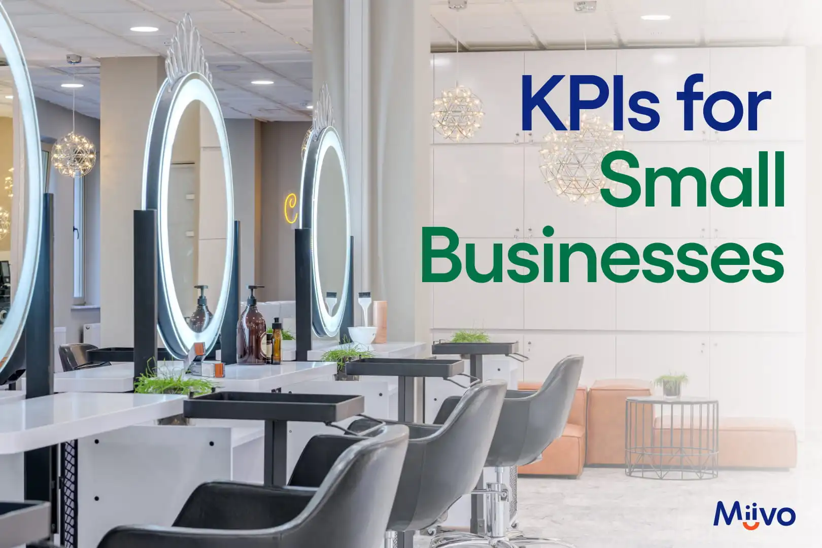 Key performance indicators for a small business shown on one dashboard screen