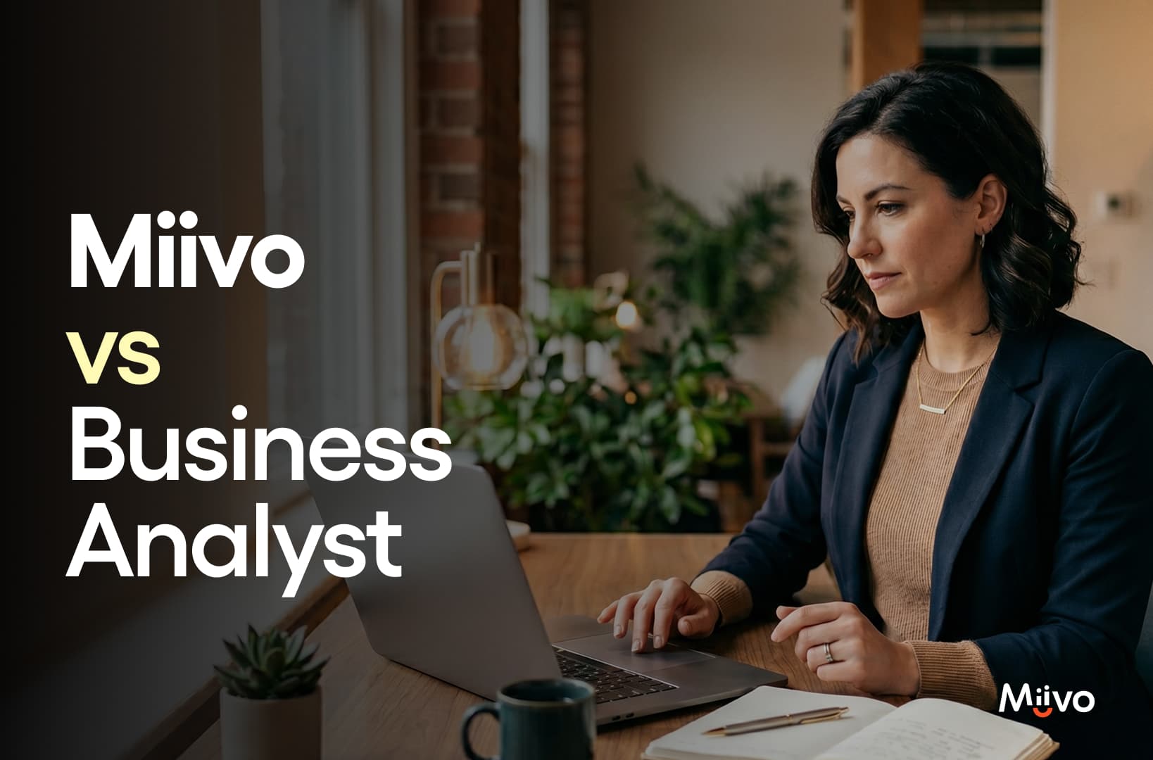 women comparing miivo with business analyst